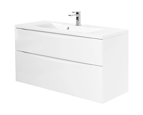 Купить Тумба Bianco Lucido 99,6 см BelBagno Marino MARINO-H60-1000-2C-SO-BL-P в магазине сантехники Santeh-Crystal.ru