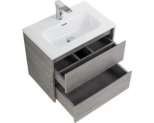 Купить Тумба Cemento Grigio 70 см BelBagno Kraft KRAFT 39-700/390-2C-SO-CG в магазине сантехники Santeh-Crystal.ru