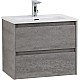 Купить Тумба Cemento Grigio 70 см BelBagno Kraft KRAFT 39-700/390-2C-SO-CG в магазине сантехники Santeh-Crystal.ru