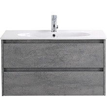 Тумба Cemento Grigio 80 см BelBagno Kraft KRAFT-800-2C-SO-CG