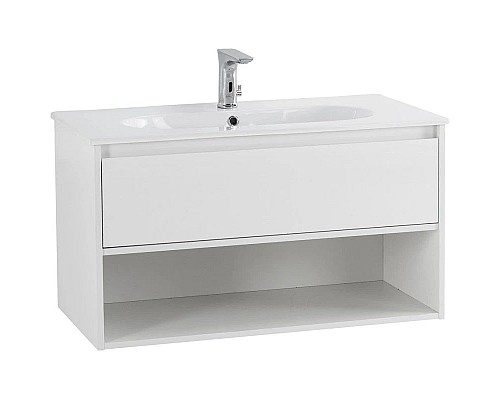 Заказать Тумба Bianco Opaco 80 см BelBagno Kraft KRAFT-800-1C-SO-BO в магазине сантехники Santeh-Crystal.ru