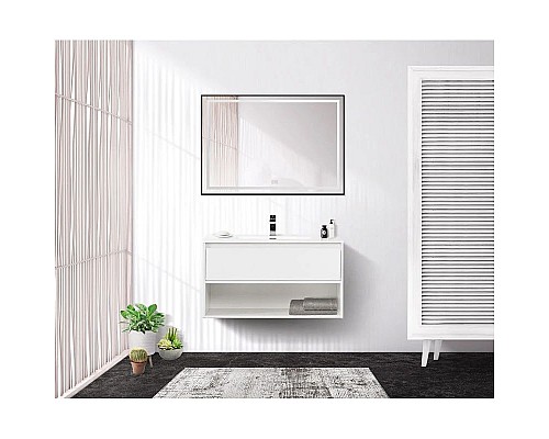 Заказать Тумба Bianco Opaco 80 см BelBagno Kraft KRAFT-800-1C-SO-BO в магазине сантехники Santeh-Crystal.ru