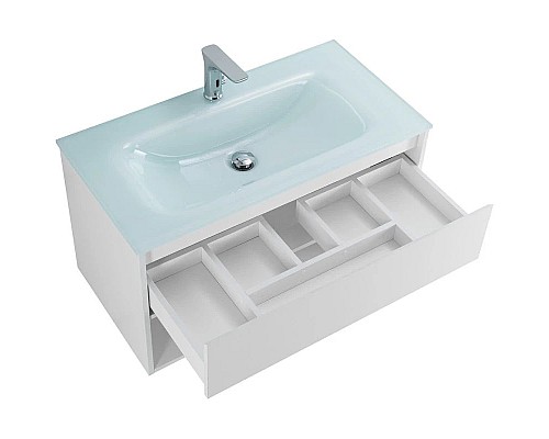 Заказать Тумба Bianco Opaco 80 см BelBagno Kraft KRAFT-800-1C-SO-BO в магазине сантехники Santeh-Crystal.ru