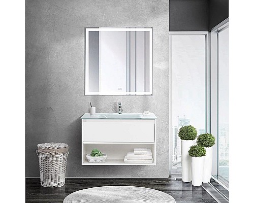 Заказать Тумба Bianco Opaco 80 см BelBagno Kraft KRAFT-800-1C-SO-BO в магазине сантехники Santeh-Crystal.ru