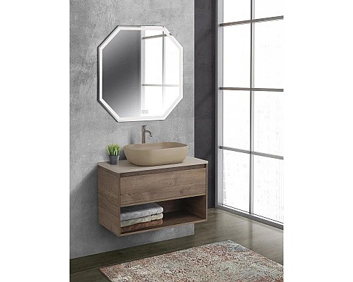 Заказать Тумба Rovere Tabacco 80 см BelBagno Kraft KRAFT-800-1C-SO-RT в магазине сантехники Santeh-Crystal.ru