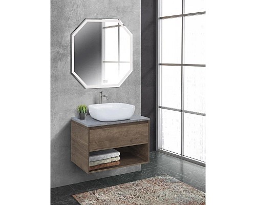 Заказать Тумба Rovere Tabacco 80 см BelBagno Kraft KRAFT-800-1C-SO-RT в магазине сантехники Santeh-Crystal.ru