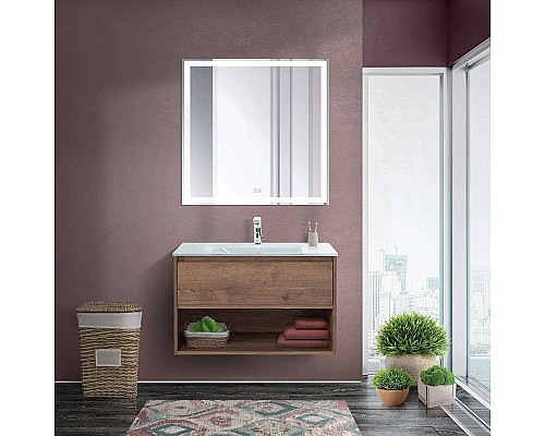 Заказать Тумба Rovere Tabacco 80 см BelBagno Kraft KRAFT-800-1C-SO-RT в магазине сантехники Santeh-Crystal.ru