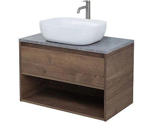 Заказать Тумба Rovere Tabacco 80 см BelBagno Kraft KRAFT-800-1C-SO-RT в магазине сантехники Santeh-Crystal.ru