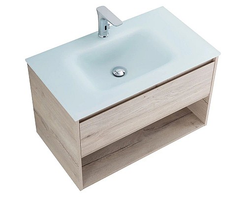 Заказать Тумба Rovere Galifax Bianco 80 см BelBagno Kraft KRAFT-800-1C-SO-RGB в магазине сантехники Santeh-Crystal.ru