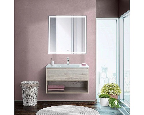 Заказать Тумба Rovere Galifax Bianco 80 см BelBagno Kraft KRAFT-800-1C-SO-RGB в магазине сантехники Santeh-Crystal.ru