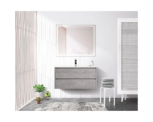 Заказать Тумба Cemento Grigio 90 см BelBagno Kraft KRAFT-900-2C-SO-CG в магазине сантехники Santeh-Crystal.ru