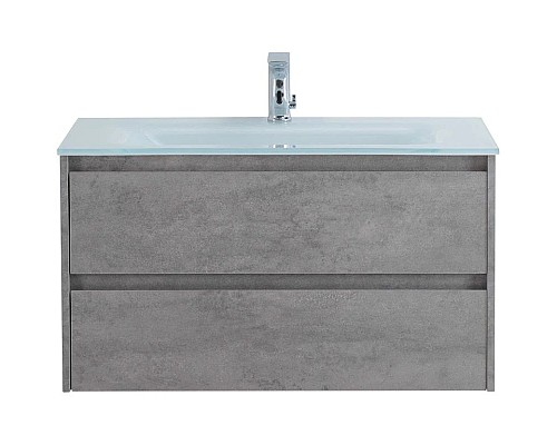 Заказать Тумба Cemento Grigio 90 см BelBagno Kraft KRAFT-900-2C-SO-CG в магазине сантехники Santeh-Crystal.ru