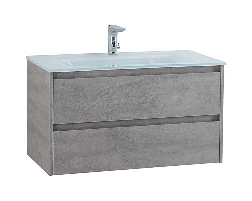 Заказать Тумба Cemento Grigio 90 см BelBagno Kraft KRAFT-900-2C-SO-CG в магазине сантехники Santeh-Crystal.ru