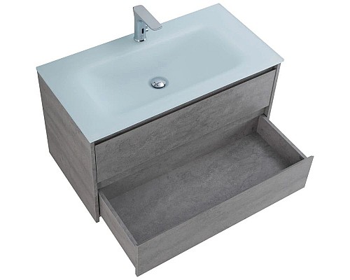 Заказать Тумба Cemento Grigio 90 см BelBagno Kraft KRAFT-900-2C-SO-CG в магазине сантехники Santeh-Crystal.ru