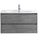 Тумба Cemento Grigio 100 см BelBagno Kraft KRAFT-1000-2C-SO-CG