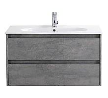 Тумба Cemento Grigio 100 см BelBagno Kraft KRAFT-1000-2C-SO-CG