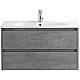 Заказать Тумба Cemento Grigio 100 см BelBagno Kraft KRAFT-1000-2C-SO-CG в магазине сантехники Santeh-Crystal.ru