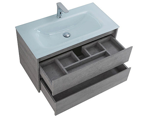 Santeh-Crystal.ru: Тумба Cemento Grigio 100 см BelBagno Kraft KRAFT-1000-2C-SO-CG Заказать Тумба Cemento Grigio 100 см BelBagno Kraft KRAFT-1000-2C-SO-CG в магазине сантехники Santeh-Crystal.ru