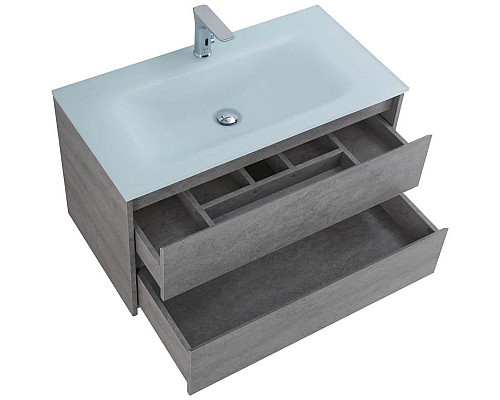 Santeh-Crystal.ru: Тумба Cemento Grigio 100 см BelBagno Kraft KRAFT-1000-2C-SO-CG Заказать Тумба Cemento Grigio 100 см BelBagno Kraft KRAFT-1000-2C-SO-CG в магазине сантехники Santeh-Crystal.ru
