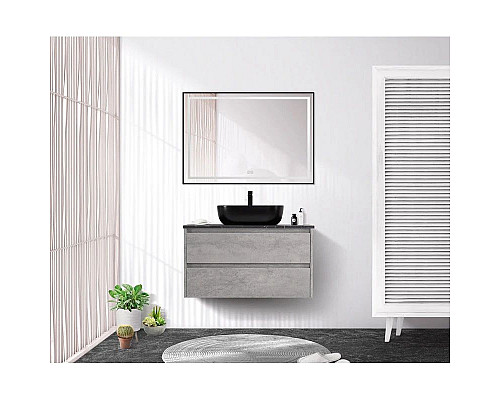Santeh-Crystal.ru: Тумба Cemento Grigio 100 см BelBagno Kraft KRAFT-1000-2C-SO-CG Заказать Тумба Cemento Grigio 100 см BelBagno Kraft KRAFT-1000-2C-SO-CG в магазине сантехники Santeh-Crystal.ru