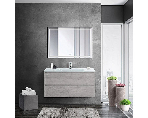 Santeh-Crystal.ru: Тумба Cemento Grigio 100 см BelBagno Kraft KRAFT-1000-2C-SO-CG Заказать Тумба Cemento Grigio 100 см BelBagno Kraft KRAFT-1000-2C-SO-CG в магазине сантехники Santeh-Crystal.ru