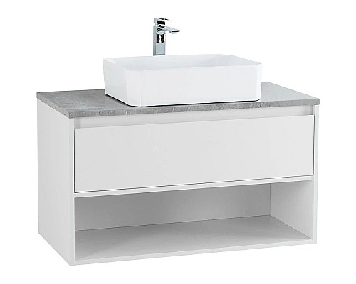 Заказать Тумба Bianco Opaco 100 см BelBagno Kraft KRAFT-1000-1C-SO-BO в магазине сантехники Santeh-Crystal.ru