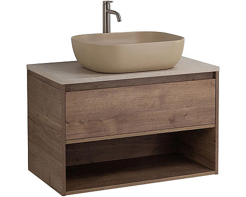 Приобрести Тумба Rovere Tabacco 100 см BelBagno Kraft KRAFT-1000-1C-SO-RT в магазине сантехники Santeh-Crystal.ru