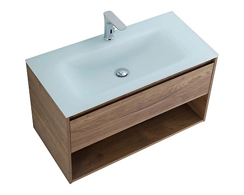 Приобрести Тумба Rovere Tabacco 100 см BelBagno Kraft KRAFT-1000-1C-SO-RT в магазине сантехники Santeh-Crystal.ru