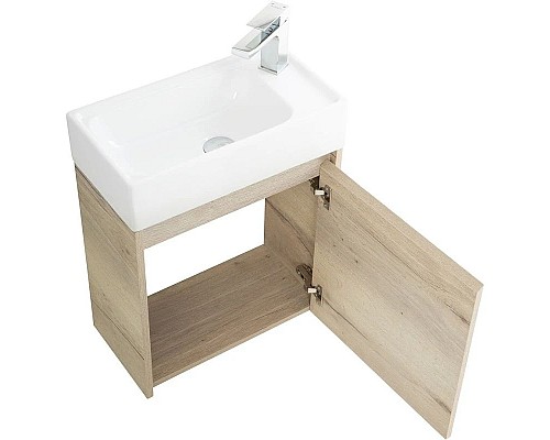 Купить Тумба Rovere Galifax Bianco 49,4 см BelBagno Kraft KRAFT MINI-500/260-1A-SO-RGB-R в магазине сантехники Santeh-Crystal.ru