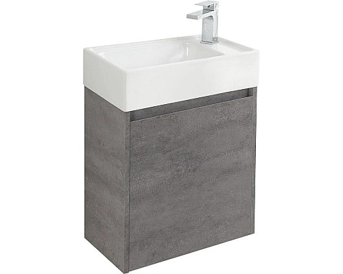 Заказать Тумба Cemento Grigio 49,4 см BelBagno Kraft KRAFT MINI-500/260-1A-SO-CG-L в магазине сантехники Santeh-Crystal.ru