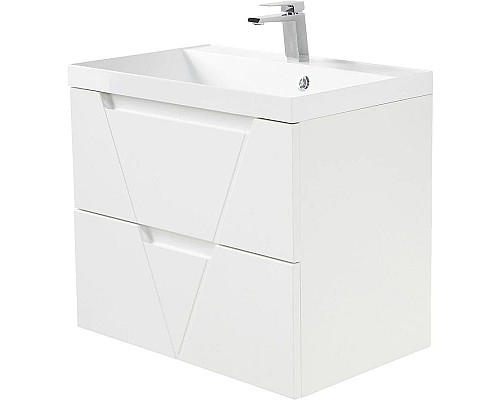 Заказать Тумба Bianco Lucido 69,6 см BelBagno Vittoria VITTORIA-700-2C-SO-BL-P в магазине сантехники Santeh-Crystal.ru