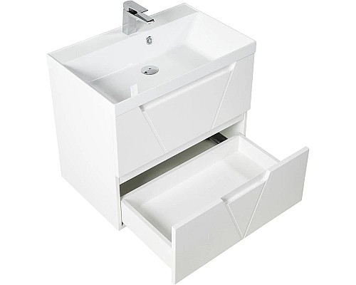 Заказать Тумба Bianco Lucido 69,6 см BelBagno Vittoria VITTORIA-700-2C-SO-BL-P в магазине сантехники Santeh-Crystal.ru