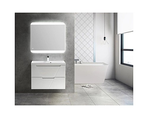 Заказать Тумба Bianco Lucido 69,6 см BelBagno Vittoria VITTORIA-700-2C-SO-BL-P в магазине сантехники Santeh-Crystal.ru