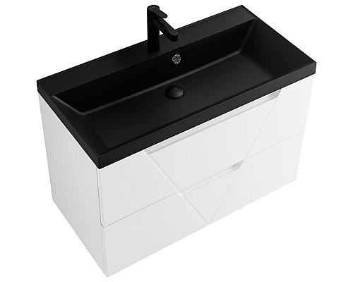 Купить Тумба Bianco Lucido 79,6 см BelBagno Vittoria VITTORIA-800-2C-SO-BL-P в магазине сантехники Santeh-Crystal.ru