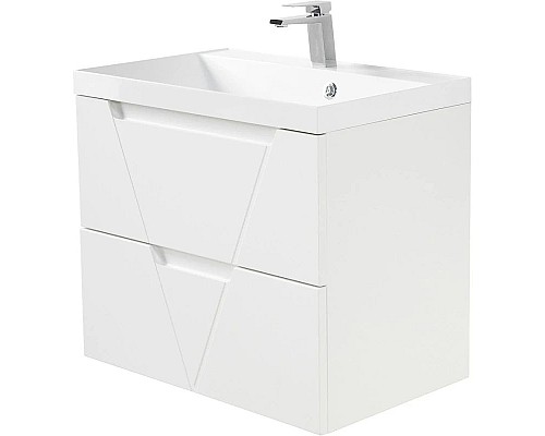 Купить Тумба Bianco Lucido 79,6 см BelBagno Vittoria VITTORIA-800-2C-SO-BL-P в магазине сантехники Santeh-Crystal.ru