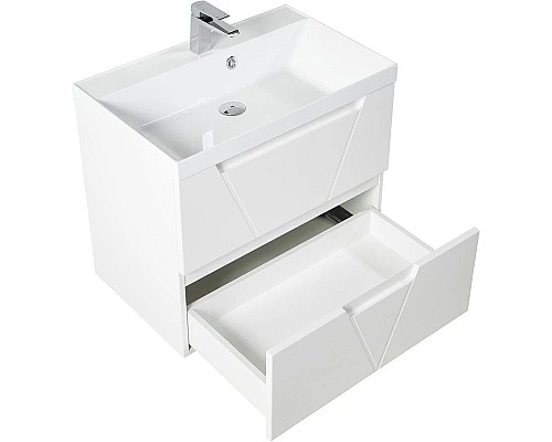 Заказать Тумба Bianco Lucido 89,6 см BelBagno Vittoria VITTORIA-900-2C-SO-BL-P в магазине сантехники Santeh-Crystal.ru