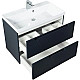 Заказать Тумба Grigio Opaco 89,6 см BelBagno Vittoria VITTORIA-900-2C-SO-GO-P в магазине сантехники Santeh-Crystal.ru