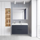 Заказать Тумба Grigio Opaco 89,6 см BelBagno Vittoria VITTORIA-900-2C-SO-GO-P в магазине сантехники Santeh-Crystal.ru