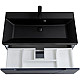 Заказать Тумба Grigio Opaco 89,6 см BelBagno Vittoria VITTORIA-900-2C-SO-GO-P в магазине сантехники Santeh-Crystal.ru