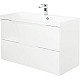 Заказать Тумба Bianco Opaco 99,6 см BelBagno Vittoria VITTORIA-1000-2C-SO-BO-P в магазине сантехники Santeh-Crystal.ru