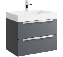 Тумба серый матовый 69,8 см Aqwella 5 Stars Cube CUB0107GR