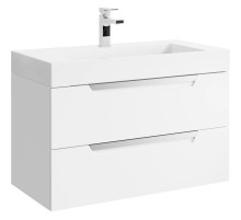 Тумба белый матовый 89,8 см Aqwella 5 Stars Cube CUB0109W