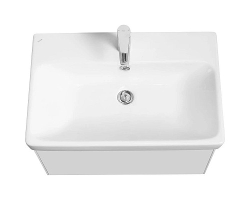 Приобрести Тумба белый глянец/белый матовый 68,2 см Акватон Асти 1A263001AX2B0 в магазине сантехники Santeh-Crystal.ru