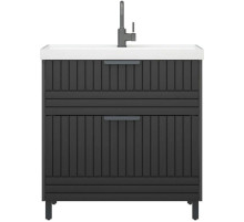 Тумба графит матовый 79 см Corozo Терра SD-00001323