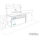 Заказать Тумба с раковиной светло-серый/белый матовый 100 см Акватон Марбл 1A2763K0MH4C0 в магазине сантехники Santeh-Crystal.ru