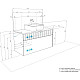 Приобрести Тумба с раковиной светло-серый/белый матовый 100 см Акватон Марбл 1A2763K2MH4C0 в магазине сантехники Santeh-Crystal.ru