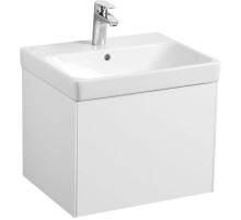 Тумба с раковиной белый глянец/белый матовый 55 см Акватон Асти 1A2631K0AX2B0