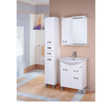 Комплект мебели белый глянец 61 см Onika Балтика 106041 + 1WH110246 + 205815