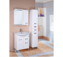 Комплект мебели белый глянец 61 см Onika Балтика 106041 + 1WH110246 + 205816