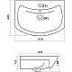 Купить Комплект мебели белый глянец 61 см Onika Балтика 106040 + 1WH110246 + 205815 в магазине сантехники Santeh-Crystal.ru